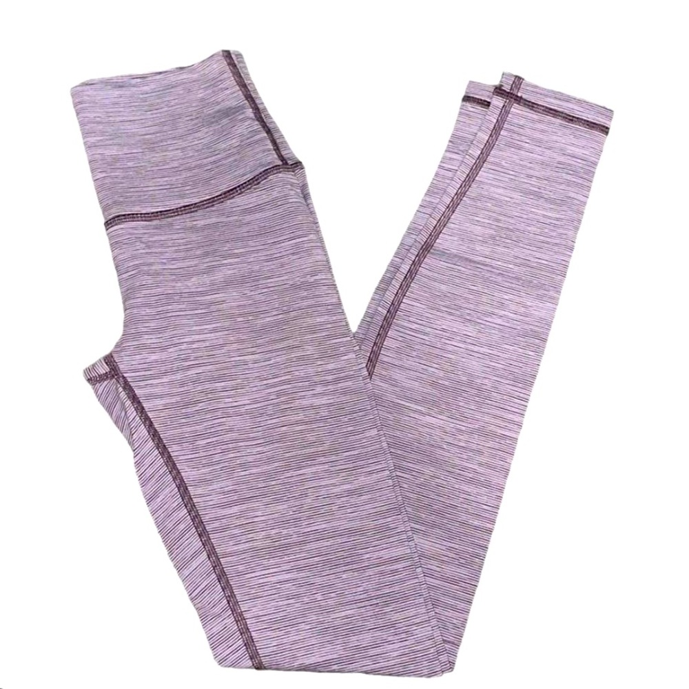 L U L U L E M O N Purple Leggings Size 12